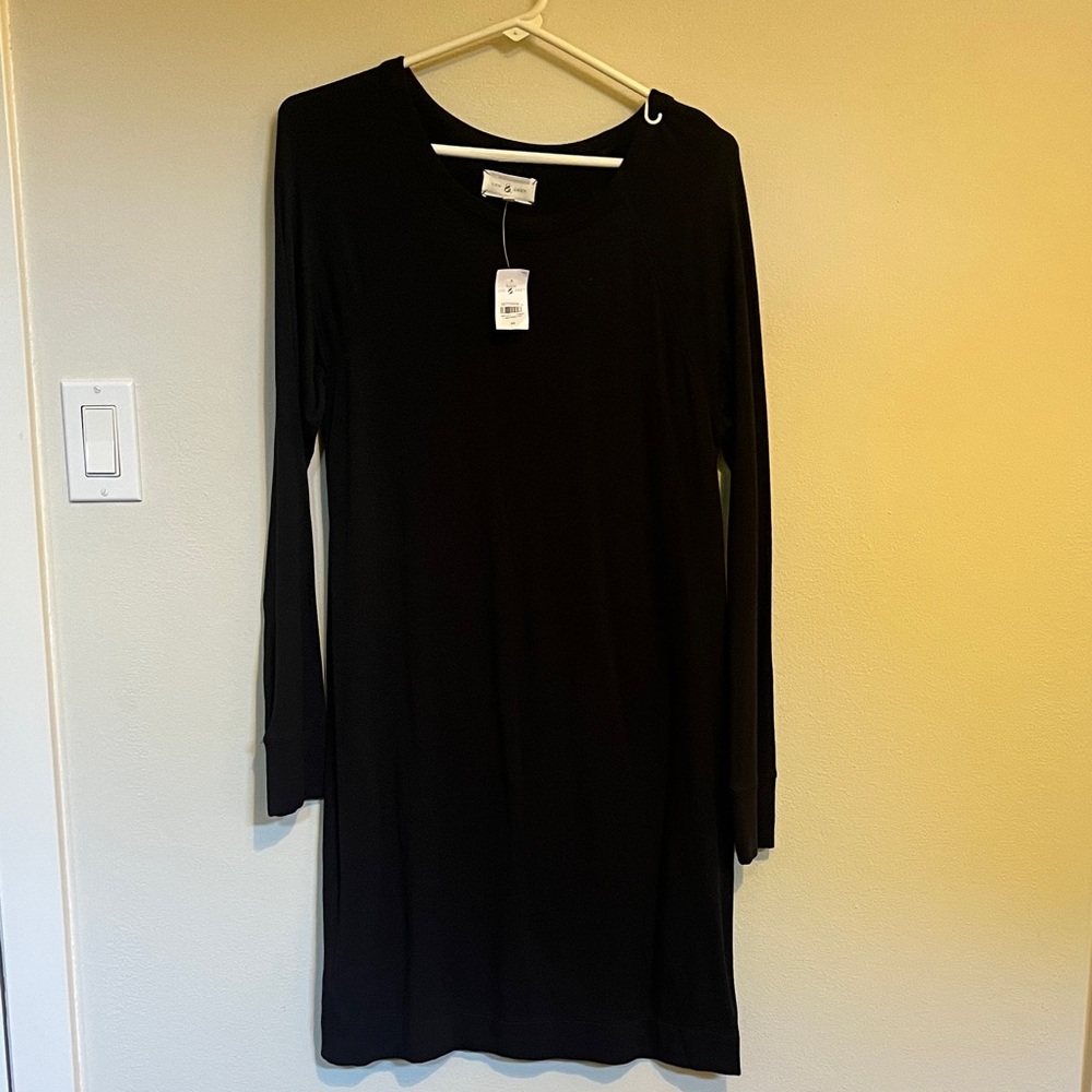 Lou & Grey Classic Black Long Sleeve Dress